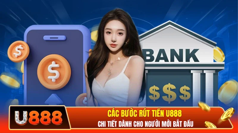 Các bước rút tiền U888 chi tiết dành cho người mới bắt đầu