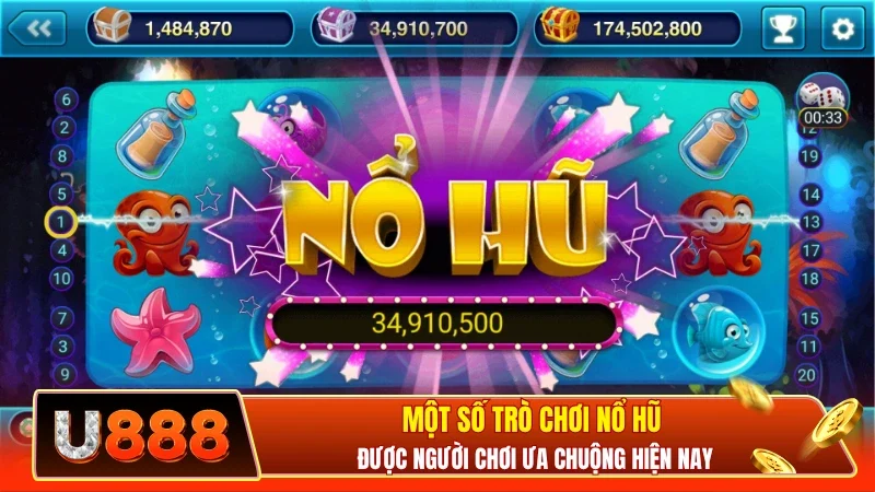 Một số trò chơi nổ hũ được người chơi ưa chuộng hiện nay