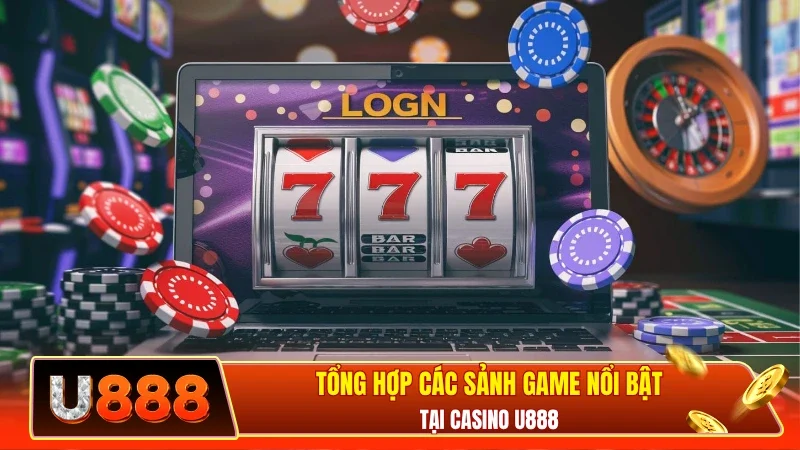 Tổng hợp các sảnh game nổi bật tại casino U888